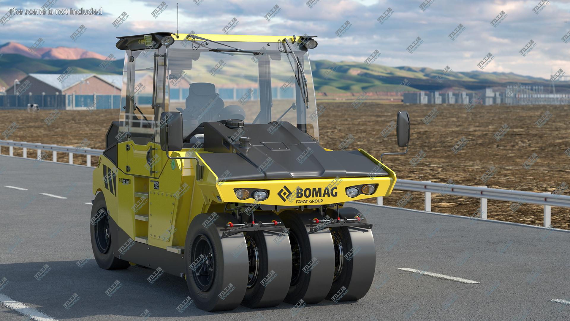 images/goods_img/202104091/Bomag BW 28 RH Pneumatic Tired Compactor 3D model/4.jpg